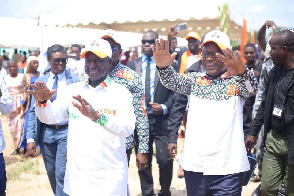 Côte d’Ivoire : Agneby-Tiassa se lève pour ADO lors du pré-congrès du Rhdp à Agboville