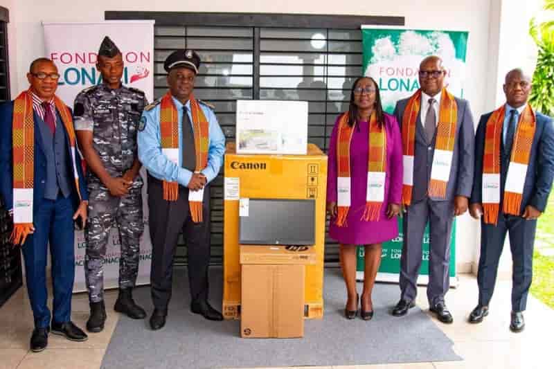 Côte d'Ivoire: La Fondation Lonaci dote le District de police de Marcory en matériel informatique