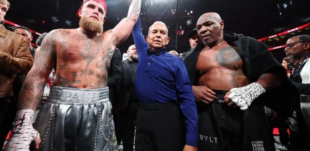 Boxe: la légende des poids lourds Mike Tyson n'a pas tenu face à Jake Paul