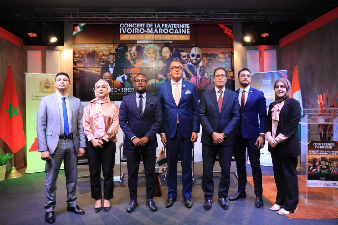 Côte d’Ivoire : le 1er ‘’Concert de la Fraternité Ivoiro-Marocaine’’ prévu  pour le 15 décembre 2023 au Parc des Expositions d’Abidjan 