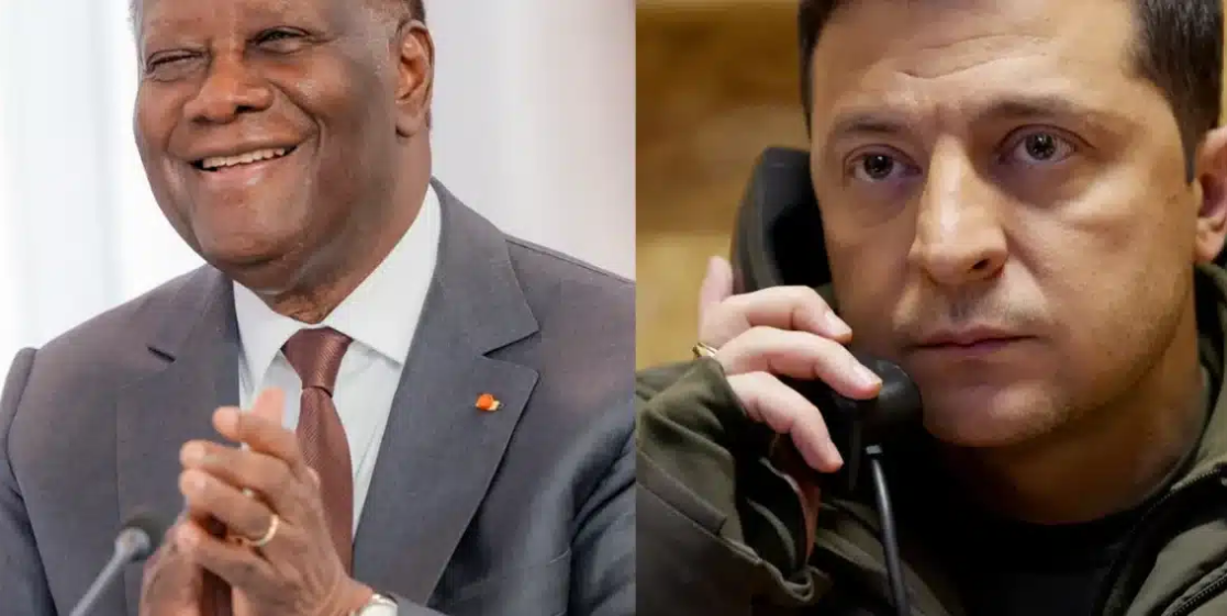 Coopération: Alassane Ouattara invité en Ukraine par son homologue Zelensky