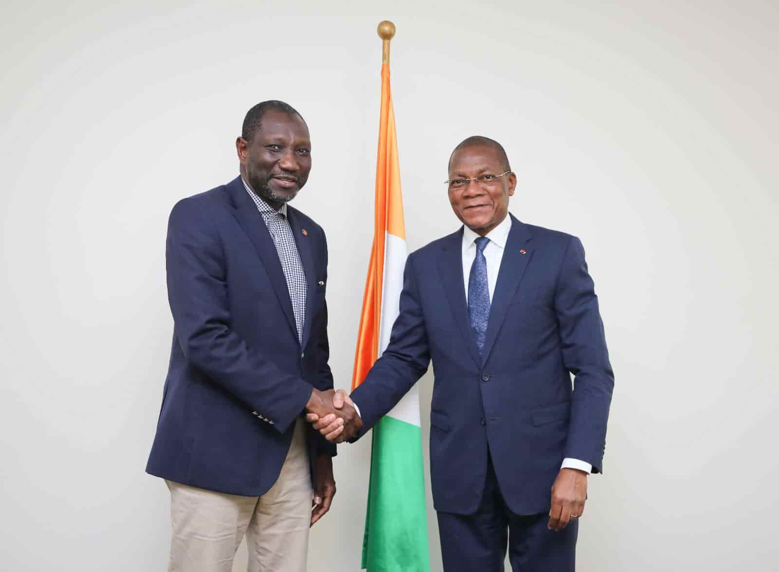 Côte d'Ivoire : le ministre Bruno Nabagné Koné, reçoit une délégation d'ONU-HABITAT Afrique