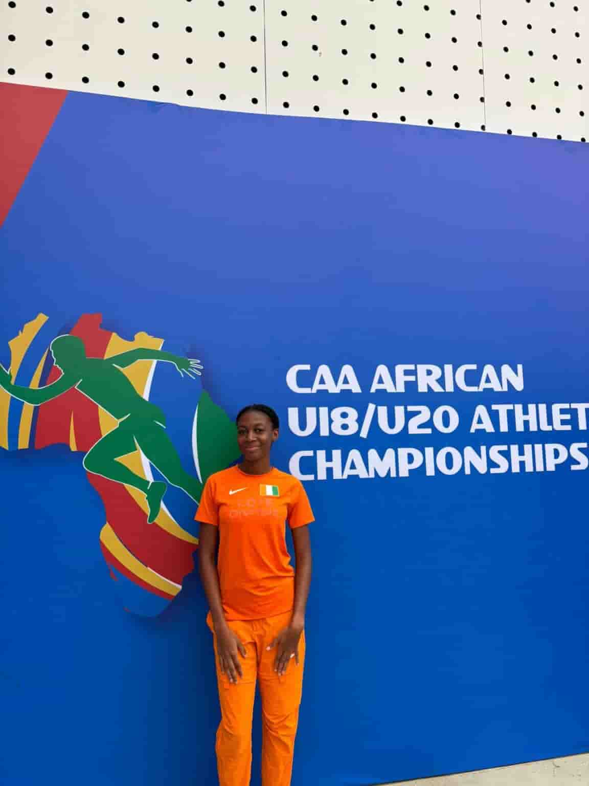Championnats d’Afrique U18-U20  d’ Athlétisme : Djéhi Lou Yonan Chantal ouvre le compteur ivoirien