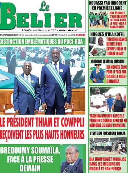 Médias : le  quotidien Le“Bélier”, suspendu de parution 