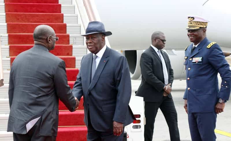 XIXe Sommet de la Francophonie : le Président Ouattara a quitté Abidjan pour Paris